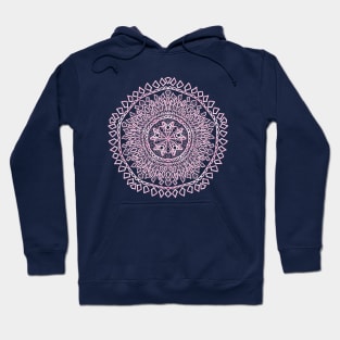 Light Pink Gradient Mandala Hoodie